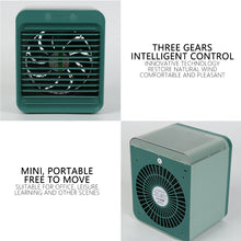 Load image into Gallery viewer, Mini Air Conditioner Air Cooler Fan USB Chargeable Portable Air Conditioner 3 Gear Air Cooling Fan Office Desktop Fan