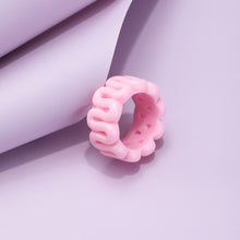 Load image into Gallery viewer, Fashion Vintage Resin Hollow Ring Personality Creative Personalized Cute Cartoon Irregular Ring Women Female Accessories