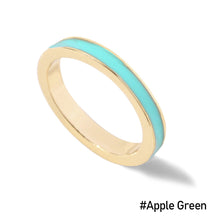 Load image into Gallery viewer, Fashion Alloy Ring Hand Jewelry Oil Drip Ring Multicolor Simple Gold Creative Cool Women Jewelry Accessories