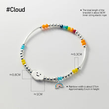 Load image into Gallery viewer, Fashion Rice Beads Boho Smiley Rainbow Heart Cute Bear Colorful Pendant Bracelet Women Girl Creative Jewelry Accessories