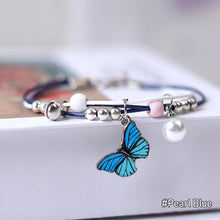 Load image into Gallery viewer, Fashion Multi-layer Rice Beads Bracelet Butterfly Fashion Creative Women Girl Beaded Chain Elegant Bracelet Jewelry Accessories