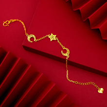 Load image into Gallery viewer, Fashion Love Star Moon Thin Bracelet Hollow Out Bracelet Fashion Creative Women Girl Wrist Chain Elegant Jewelry Accessories