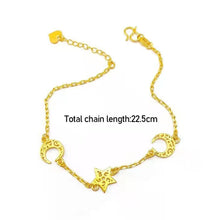 Load image into Gallery viewer, Fashion Love Star Moon Thin Bracelet Hollow Out Bracelet Fashion Creative Women Girl Wrist Chain Elegant Jewelry Accessories
