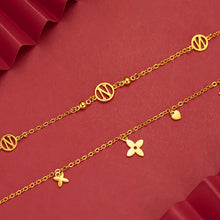 Load image into Gallery viewer, Fashion Love Clover Thin Bracelet N Letter Bracelet Fashion Creative Women Girl Wrist Chain Elegant Jewelry Accessories
