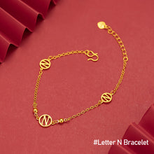 Load image into Gallery viewer, Fashion Love Clover Thin Bracelet N Letter Bracelet Fashion Creative Women Girl Wrist Chain Elegant Jewelry Accessories