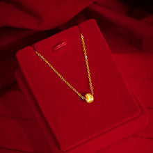 Load image into Gallery viewer, Delicate Cat's Eye Gold Bead Necklace Clavicle Chain Fashion Female Women Beaded Pendant Girl Jewelry Accessories
