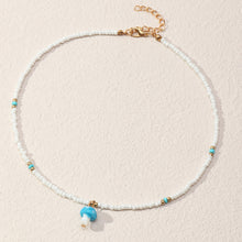 Load image into Gallery viewer, Bohemian Sweet Cool Wind Colorful Rice Bead Necklace Beaded Fun Creative Mushroom Pendant Necklace Fashion Women Choker