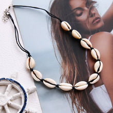 Load image into Gallery viewer, Fashion Summer Shell Necklace Alloy with Natural Shell Hand Rope Knitted Creative Necklace Women Female Jewelry Accessories