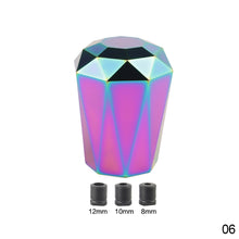 Load image into Gallery viewer, Universal Car Manual Gear Aluminum Diamond Shape Racing Stick Shift Knob Lever Shifter Racing Shift Knob