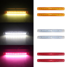Load image into Gallery viewer, 2Pcs Truck 12LED Marker Lights Parking Lights Marker LED 24V Side Marker Trailer Lights For Truck
