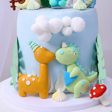 Load image into Gallery viewer, 3D Dinosaur Cake Topper Cartoon Kids Birthday Cake Decoration Party Favors Supplies Boys Toy Love gifts Cute Figure Ornaments