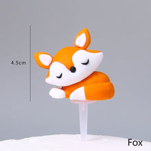Load image into Gallery viewer, 3D Dinosaur Cake Topper Cartoon Animals Kids Birthday Cake Decoration Party Favors Supplies Boys Toy Love gifts Cute Figure Ornaments