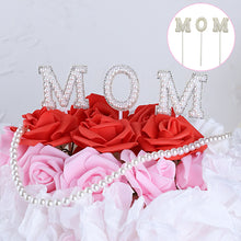 Load image into Gallery viewer, Mother’s Birthday Cake Topper Decoration Mother's Day Cake Topper Decoration I Love Mom Bithday Cupcake Toppers