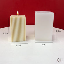 Load image into Gallery viewer, DIY Geometry Silicone Candle Mold Carving Art Aromatherapy Plaster Home Decoration Mold Wedding Gift
