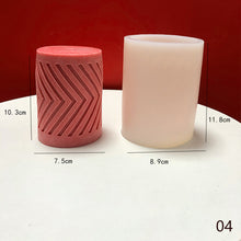 Load image into Gallery viewer, DIY Geometry Silicone Candle Mold Carving Art Aromatherapy Plaster Home Decoration Mold Wedding Gift