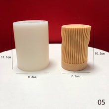 Load image into Gallery viewer, DIY Geometry Silicone Candle Mold Carving Art Aromatherapy Plaster Home Decoration Mold Wedding Gift