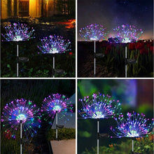 Load image into Gallery viewer, Firework Solar Light 90/120/150 LED Fireworks Lamp Solar Powered Waterproof Outdoor Garden Light Lawn Automatic Lamp