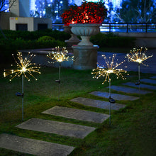 Load image into Gallery viewer, Firework Solar Light 90/120/150 LED Fireworks Lamp Solar Powered Waterproof Outdoor Garden Light Lawn Automatic Lamp