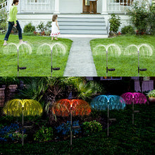 Load image into Gallery viewer, Jellyfish Shape Solar Light Fireworks Lamp Solar Powered Waterproof Outdoor Garden Light Lawn Automatic Lamp