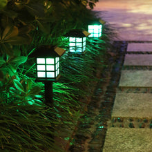 Load image into Gallery viewer, 2Pcs Solar Lights with House Shape LED Lamp Solar Powered Waterproof Outdoor Garden Light Lawn Automatic Lamp