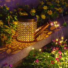 Load image into Gallery viewer, Watering Can Solar Light LED Fireworks Lamp Solar Powered Waterproof Outdoor Garden Light Lawn Automatic Lamp
