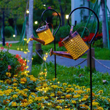 Load image into Gallery viewer, Watering Can Solar Light LED Fireworks Lamp Solar Powered Waterproof Outdoor Garden Light Lawn Automatic Lamp