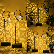 Load image into Gallery viewer, Watering Can Solar Light LED Fireworks Lamp Solar Powered Waterproof Outdoor Garden Light Lawn Automatic Lamp