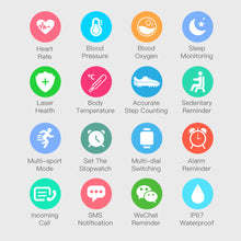 Load image into Gallery viewer, Smart Watches Laser Health Assistant Heart Rate Blood Pressure Healthy Tracking Watch for Xiaomi Android 6.0 IOS 11.4 F900