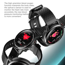 Load image into Gallery viewer, Laser Treatment Smartwatch Real ECG Body Temperature Blood Pressure Heart Rate Waterproof Smart Watch for Men Women F800