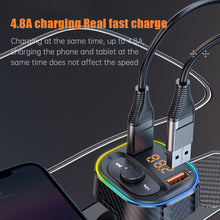 Load image into Gallery viewer, Car FM Transmitter Car MP3 Player Type C PD 20W USB QC3.0 Fast Charging Car Charger Handsfree Bluetooth 5.0 FM Modulator