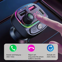Load image into Gallery viewer, Car Bluetooth C14 FM Transmitter Wireless MP3 Music Bluetooth Transmitter Bluetooth 5.0 Car Kit Dual USB Car Charger