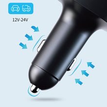Load image into Gallery viewer, Car Bluetooth 5.0 Transmitter Wireless Mp3 Player Handsfree Audio Receiver Ambient Light FM Transmitter Type-C 3.1A Quick Charge