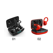 Load image into Gallery viewer, TWS Wireless Earphones Bluetooth 5.1 Sports Headphone IPX7 Waterproof Headsets Touch Control 9D Stereo Headset with Mic Earpiece
