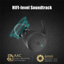 Load image into Gallery viewer, 20 Hours Play time Swimming Waterproof Bluetooth Earphone Dual Wear Style Sport Wireless Headset TWS Ipx7 Earbuds Stereo
