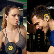 Load image into Gallery viewer, 20 Hours Play time Swimming Waterproof Bluetooth Earphone Dual Wear Style Sport Wireless Headset TWS Ipx7 Earbuds Stereo