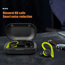 Load image into Gallery viewer, 20 Hours Play time Swimming Waterproof Bluetooth Earphone Dual Wear Style Sport Wireless Headset TWS Ipx7 Earbuds Stereo