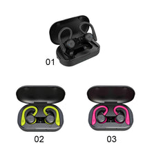 Load image into Gallery viewer, 20 Hours Play time Swimming Waterproof Bluetooth Earphone Dual Wear Style Sport Wireless Headset TWS Ipx7 Earbuds Stereo