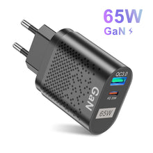 Load image into Gallery viewer, Gallium Nitride USB Charger PD Smart Fast Charging Cell Phone Charging Head QC3.0 Laptop Universal Quick Gan Charging Source