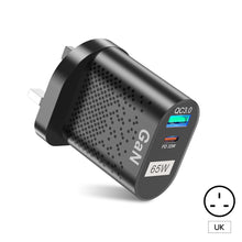 Load image into Gallery viewer, Gallium Nitride USB Charger PD Smart Fast Charging Cell Phone Charging Head QC3.0 Laptop Universal Quick Gan Charging Source