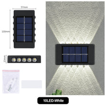 Load image into Gallery viewer, Solar Wall Lights Garden Fence Waterproof Solar Led Light Outdoor Solar Wall Stair Light Courtyard Street Landscape Garden Decor Wall Lamp