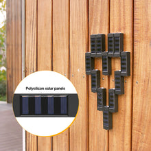 Load image into Gallery viewer, Wall Splicing Solar Lights Garden Fence Waterproof Solar Led Light Outdoor Solar Wall Stair Light Courtyard Street Landscape Garden Decor Wall Lamp