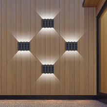 Load image into Gallery viewer, Wall Splicing Solar Lights Garden Fence Waterproof Solar Led Light Outdoor Solar Wall Stair Light Courtyard Street Landscape Garden Decor Wall Lamp