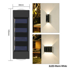 Load image into Gallery viewer, Wall Splicing Solar Lights Garden Fence Waterproof Solar Led Light Outdoor Solar Wall Stair Light Courtyard Street Landscape Garden Decor Wall Lamp