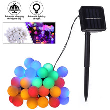 Load image into Gallery viewer, Holiday Ball Solar Fairy Lights String 5m/10m Garden Garland Lights 8 Mode Flashing Christmas Party Outdoor Hanging Lights Solar Powered