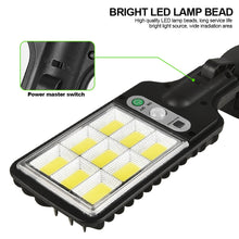 Load image into Gallery viewer, 108COB Solar Street Lights Outdoor Solar Lamp Waterproof Motion Sensor 3 Light Mode Security Lighting for Garden Patio Path Yard
