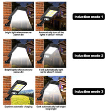Load image into Gallery viewer, Solar Lights Outdoor Street Solar Lamp with Control Waterproof Motion Sensor 3 Light Mode Security Lighting for Garden Patio Path Yard