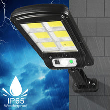 Load image into Gallery viewer, Solar Lights Outdoor Street Solar Lamp with Control Waterproof Motion Sensor 3 Light Mode Security Lighting for Garden Patio Path Yard