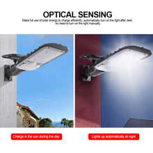 Load image into Gallery viewer, Split Solar Lights Outdoor Street Solar Lamp with Control Waterproof Motion Sensor 3 Light Mode Security Lighting for Garden Patio Path Yard
