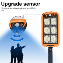 Load image into Gallery viewer, 150LED/COB Solar Street Lamp Outdoor Garden 180° Rotatable Solar Lamp with Control Waterproof Motion Sensor 3 Light Mode Security Lighting for Garden Patio Path Yard
