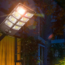 Load image into Gallery viewer, Floodlighting Solar Street Lamp Outdoor Garden Solar Lamp with Control Waterproof Motion Sensor 3 Light Mode Security Lighting for Garden Patio Path Yard